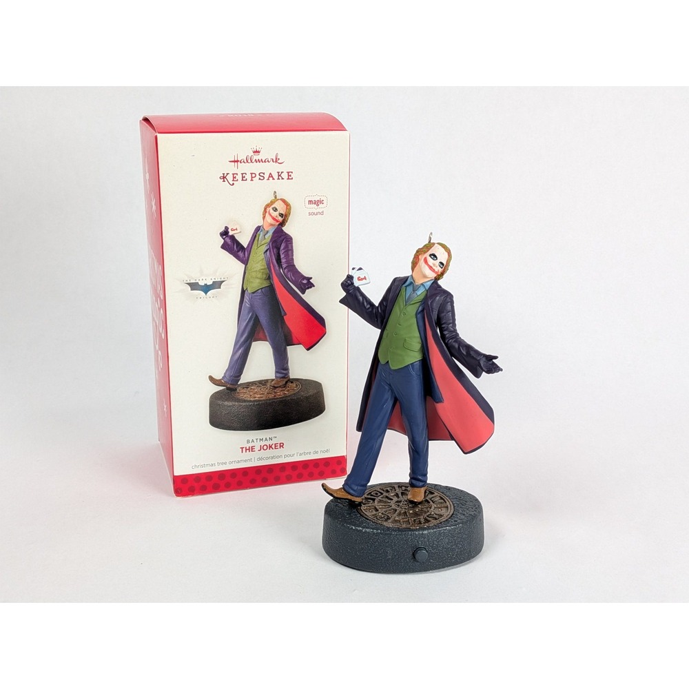 Hallmark Keepsake 2013 The Joker The Dark Knight Magic Sound Ornament QXI2085